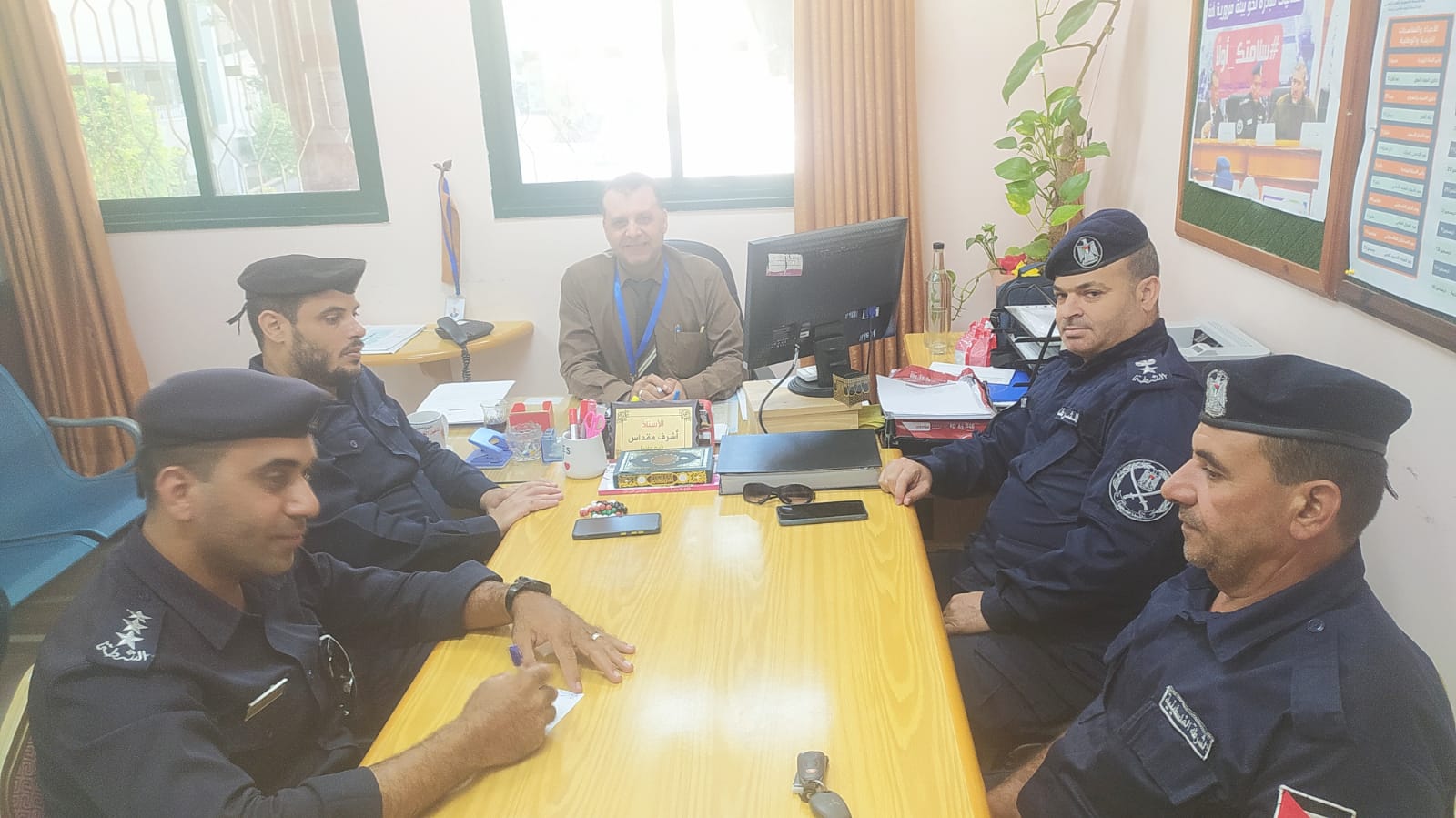 العمل التطوعي يستقبل وفد الإدارة العامة لشرطة المرور والنجدة